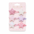 Sparkle Star Hair Clips Set